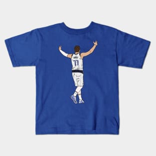 Luka Doncic Embrace The Crowd Kids T-Shirt